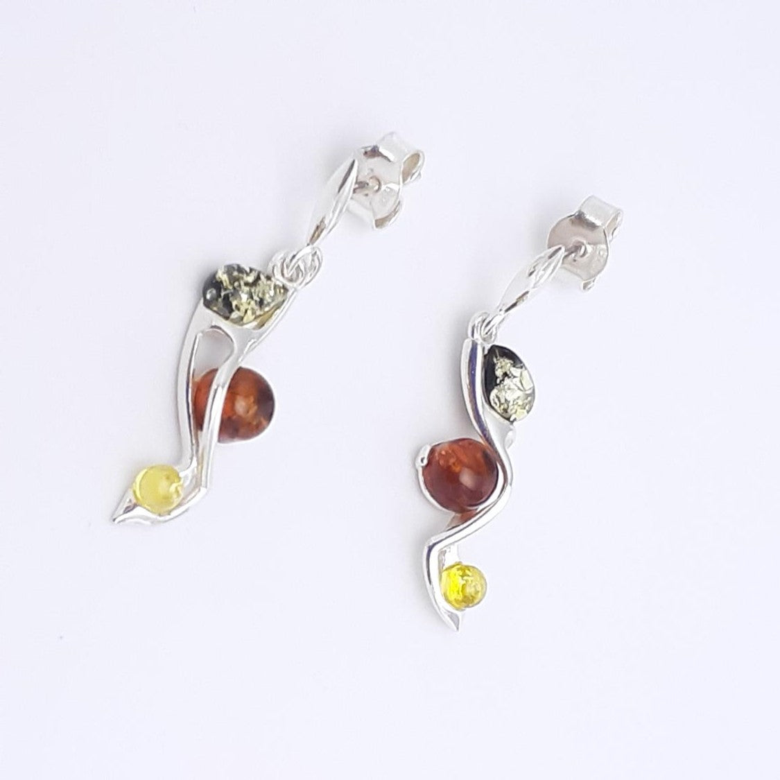 ARETES DROP TRICOLOR