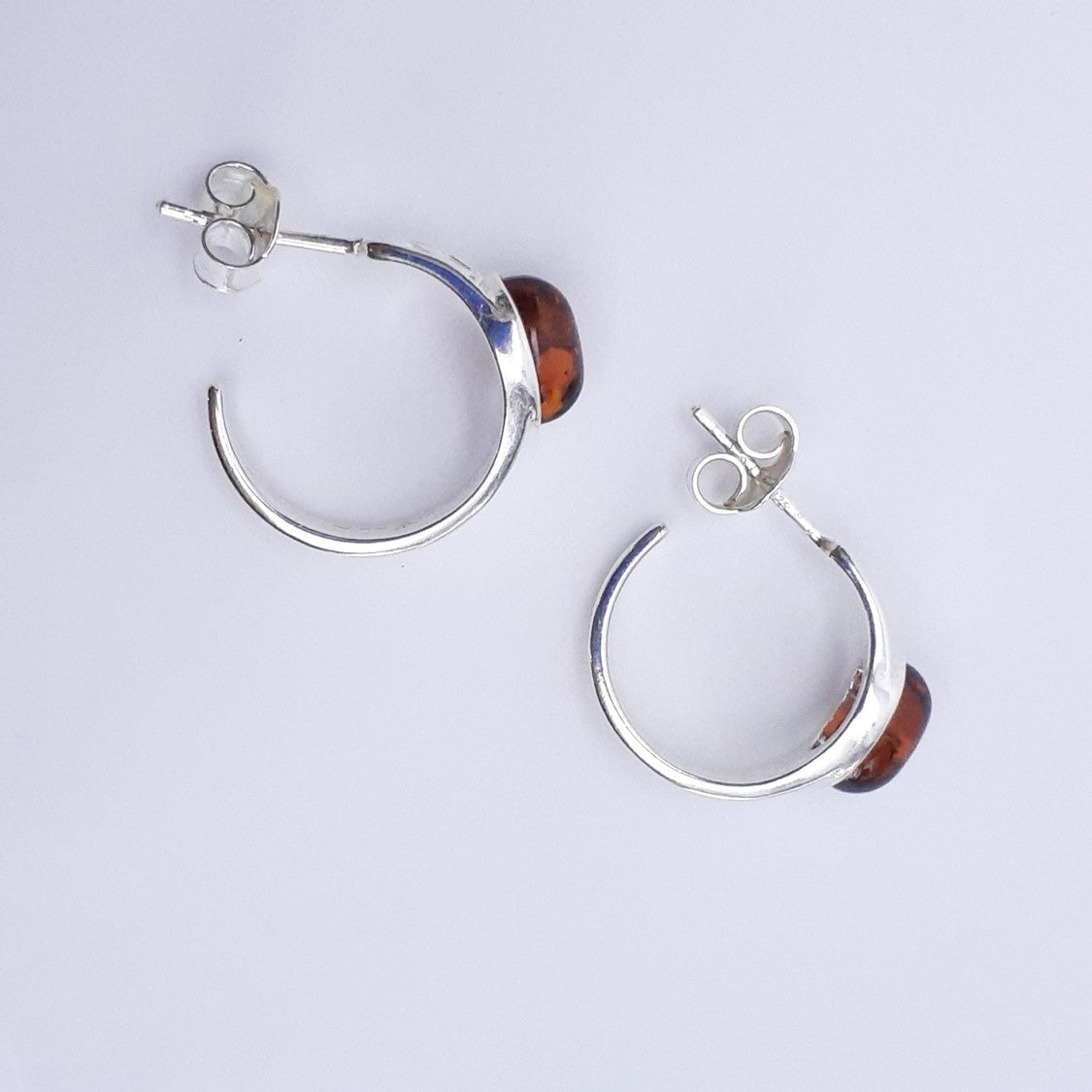 ARRACADAS ÁMBAR & PLATA