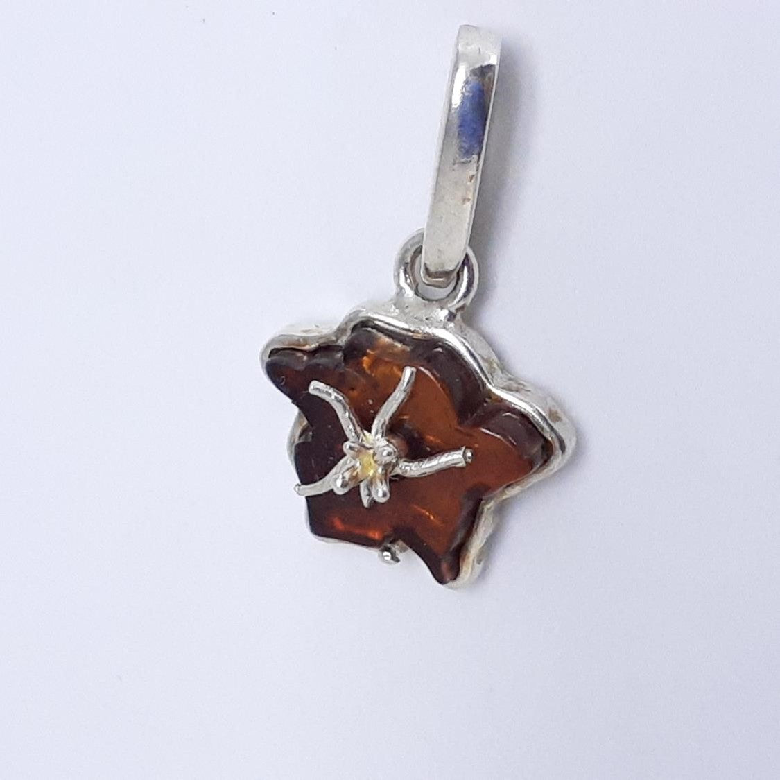 DIJE FLOWER Y PLATA