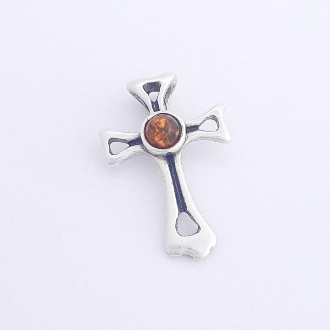 DIJE CROSS Y PLATA
