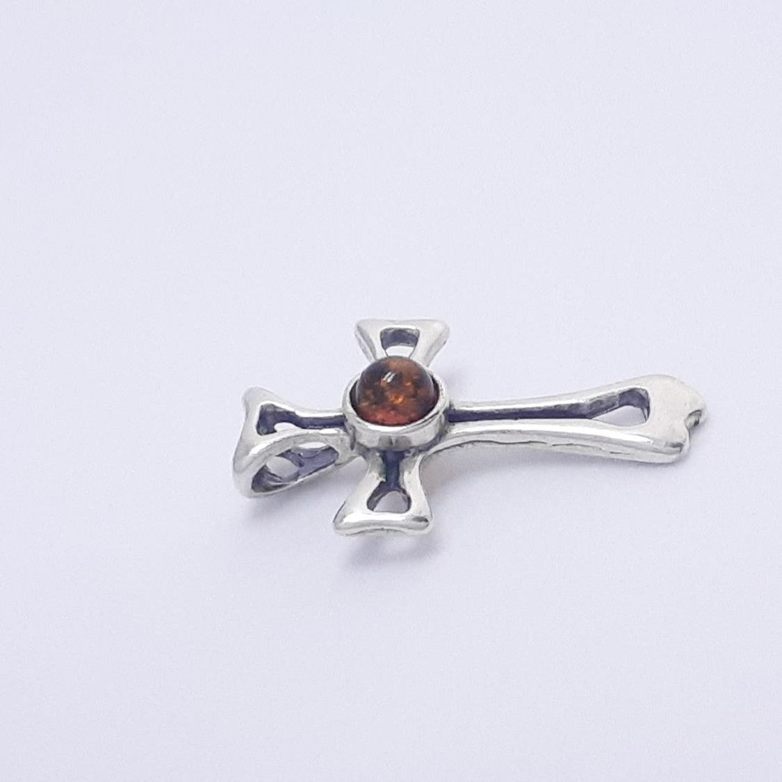 DIJE CROSS Y PLATA